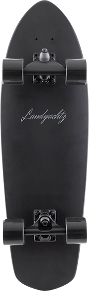 Landyachtz Pocket Knife Black Complete Skateboard -9.1x29.6 