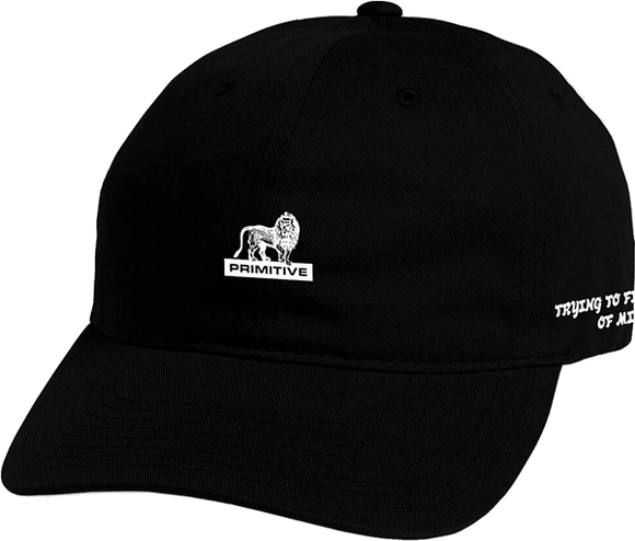 Primitive Trenchtown Skate Skate HAT - Adjustable Black  