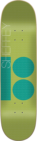 Plan B Sheffey Varnish Skateboard Deck -8.25 DECK ONLY