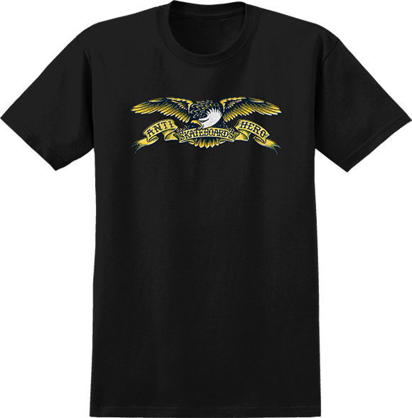 Antihero Misregister Eagle T-Shirt - Size: SMALL Black