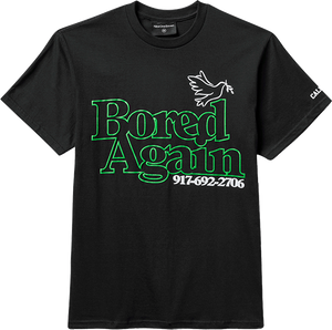 Call Me Bored Again T-Shirt - Size: MEDIUM Black