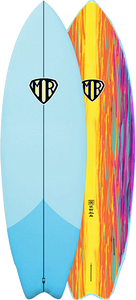 Ocean and Earth Epoxy Softboard 6'8"Mark Richards Twin Sky Blue