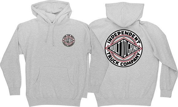 Independent Btg Summit Hooded Sweatshirt - SMALL Grey Heather