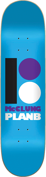 Plan B Mcclung Original Skateboard Deck -8.12 DECK ONLY