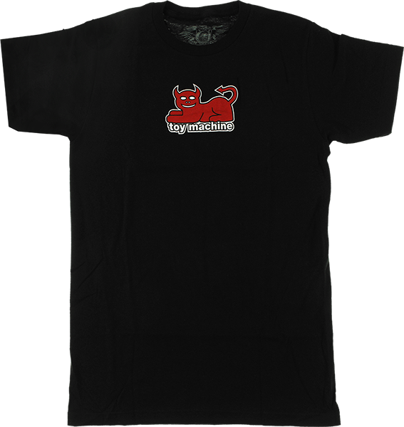 Toy Machine Devil Cat T-Shirt - Size: X-LARGE Black