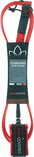 Stay Covered Standard 7' Leash Red