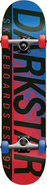 Darkstar Wordmark Complete Skateboard -8.0 Red/Blue Fp 