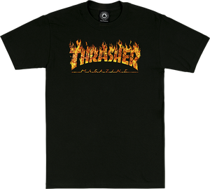 Thrasher Inferno T-Shirt - Size: SMALL Black