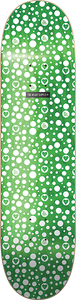 Hs Spots Skateboard Deck -8.25 Green/White DECK ONLY