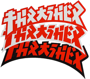 THRASHER GODZILLA DIE-CUT DECAL 1.5"x4" ASSORTED