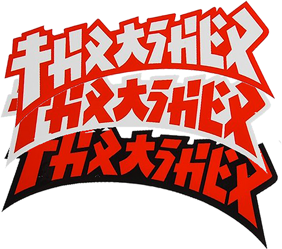 THRASHER GODZILLA DIE-CUT DECAL 1.5