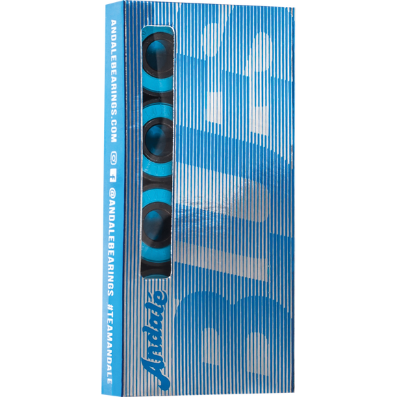 Andale Blues Bearings Blue/Black Single Set - 8 Pieces