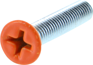 Standard Phillips Bolt 1" Orange Head