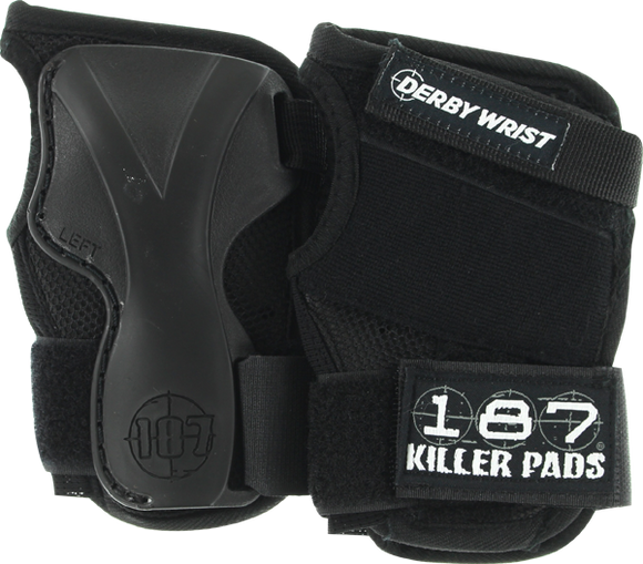 187 Derby Wrist Guard L-Black