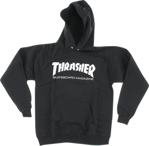 Thrasher Skate Mag Hooded Sweatshirt - X-LARGE Black/White