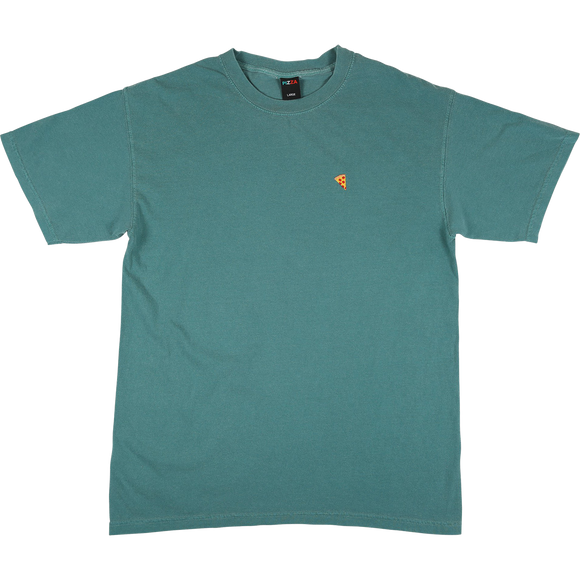 Pizza Emoji T-Shirt - Pigment Dyed Emerald