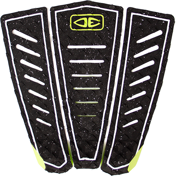 O&E Ocean & Earth Kanoa Signature 3 PIECE Tail Pad Black/Lime