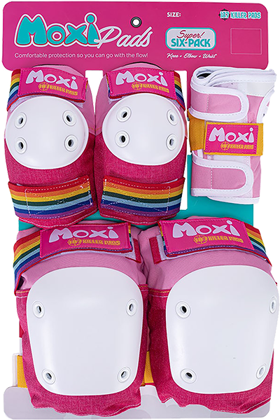 187 6-Pack Pad Set L/Xl-Moxi Pink 