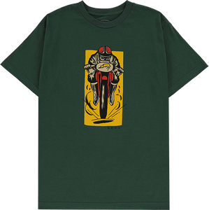 Real Moto T-Shirt - Size: SMALL Forest Green