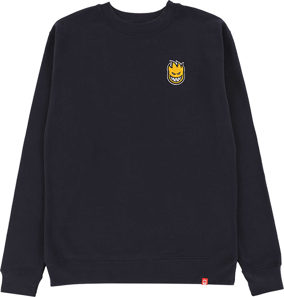 Spitfire Lil Bighead Fill Classic Crew Sweatshirt - X-LARGE Navy