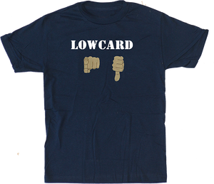 Lowcard You Suck T-Shirt - Size: MEDIUM Navy