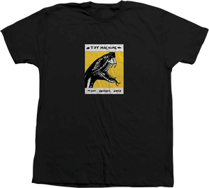 Toy Machine Snake T-Shirt - Size: SMALL Black