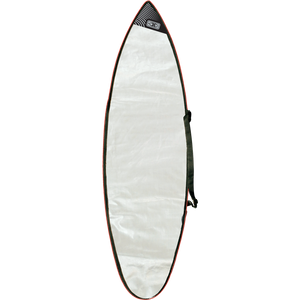 O&E Ocean & Earth Barry Gusset Compact Shortboard Cover 7'0" Silver