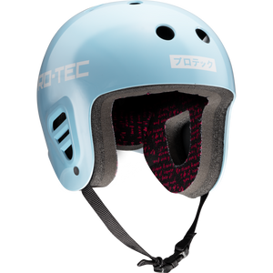 Protec Fullcut Sky Brown Light Blue/White Helmet