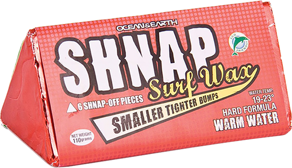 Ocean and Earth Shnap Surf Wax - Warm 