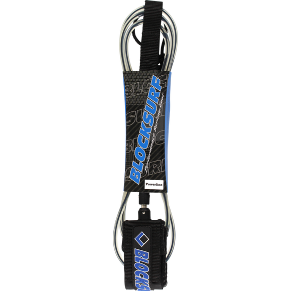 Block Surf - Powerline Surfboard Leash - Color Variation