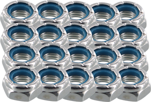 Modus 20/Pack Axle Nuts Silver