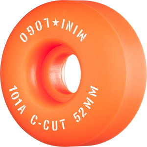 Ml C-Cut 52mm 101a Orange  Skateboard Wheels (Set of 4)