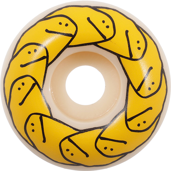 Spitfire Gonz F499 Shmoo 52mm Natural/Yellow Skateboard Wheels (Set of 4)