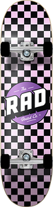 Rad Powder Complete Skateboard -7.5 Pink/Black 