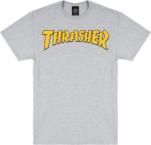 Thrasher Cover Logo T-Shirt - Size: SMALL Ash Grey