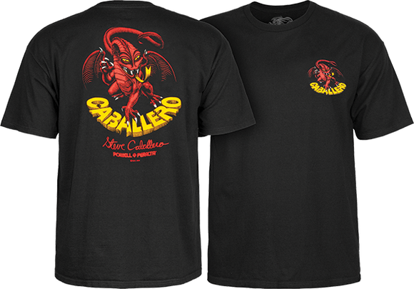 Powell Peralta Cab Dragon II T-Shirt - Size: SMALL Black