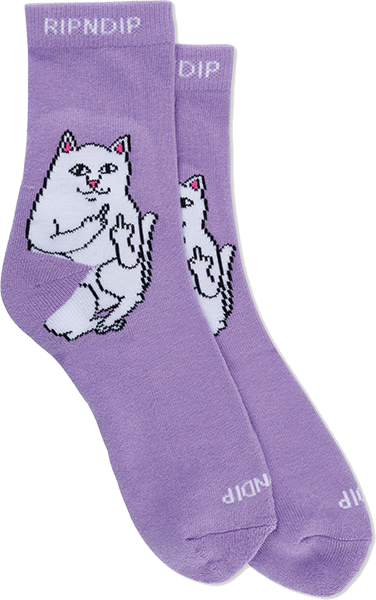 Rip N Dip Lord Nermal Mid Socks Dusty Lavender 