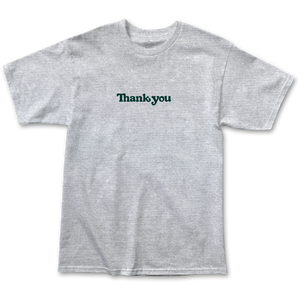 Thank You - Center T-Shirt - Heather Grey