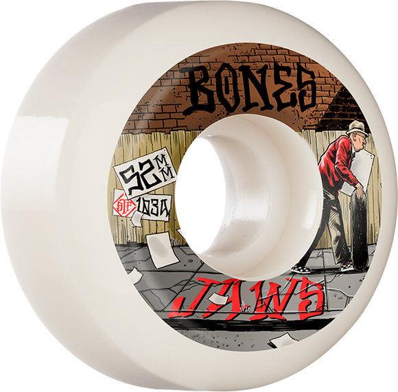 Bones Wheels Homoki STF V5 Down 4 Life 52mm 103a Nat Skateboard Wheels (Set of 4)